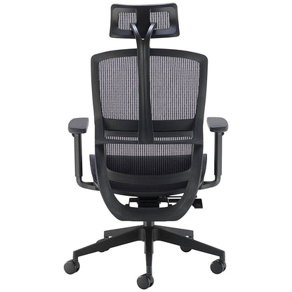 Arista Lena High Back Executive Mesh Chair, Black