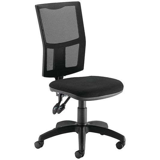 First Medway High Mesh Back Operator Chair, Black