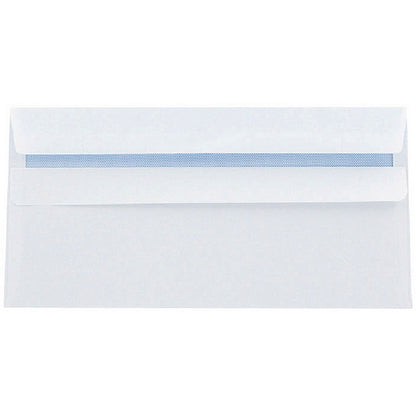 Q-Connect DL Envelopes, Self Seal, 120gsm, White, Pack of 1000