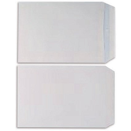 Q-Connect C5 Envelopes, Self Seal, 100gsm, White, Pack of 500