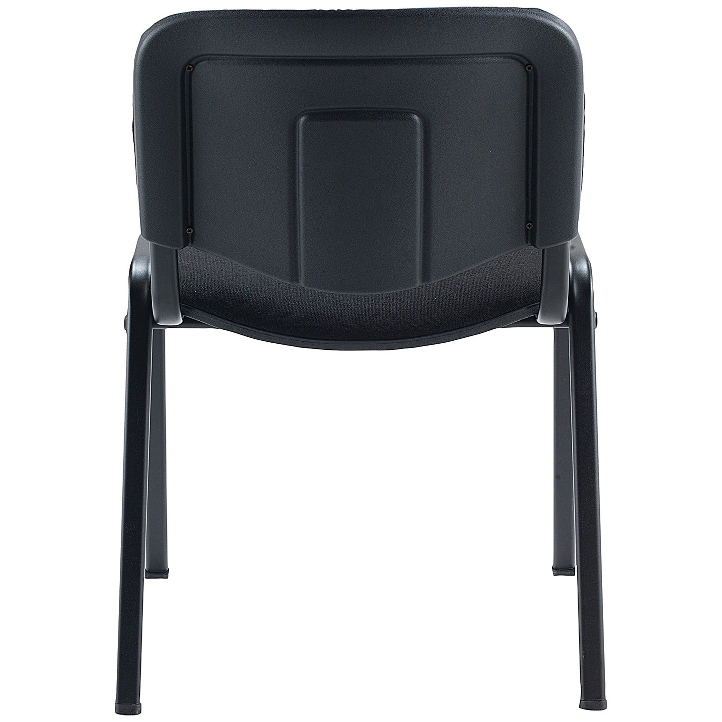 First Ultra Multipurpose Black Frame Stacking Chair, Charcoal