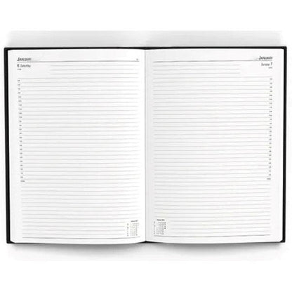 5 Star A4 Appointment Desk Diary, Day Per Page, Burgundy, 2026 Easy2Order : KFA41ABG26