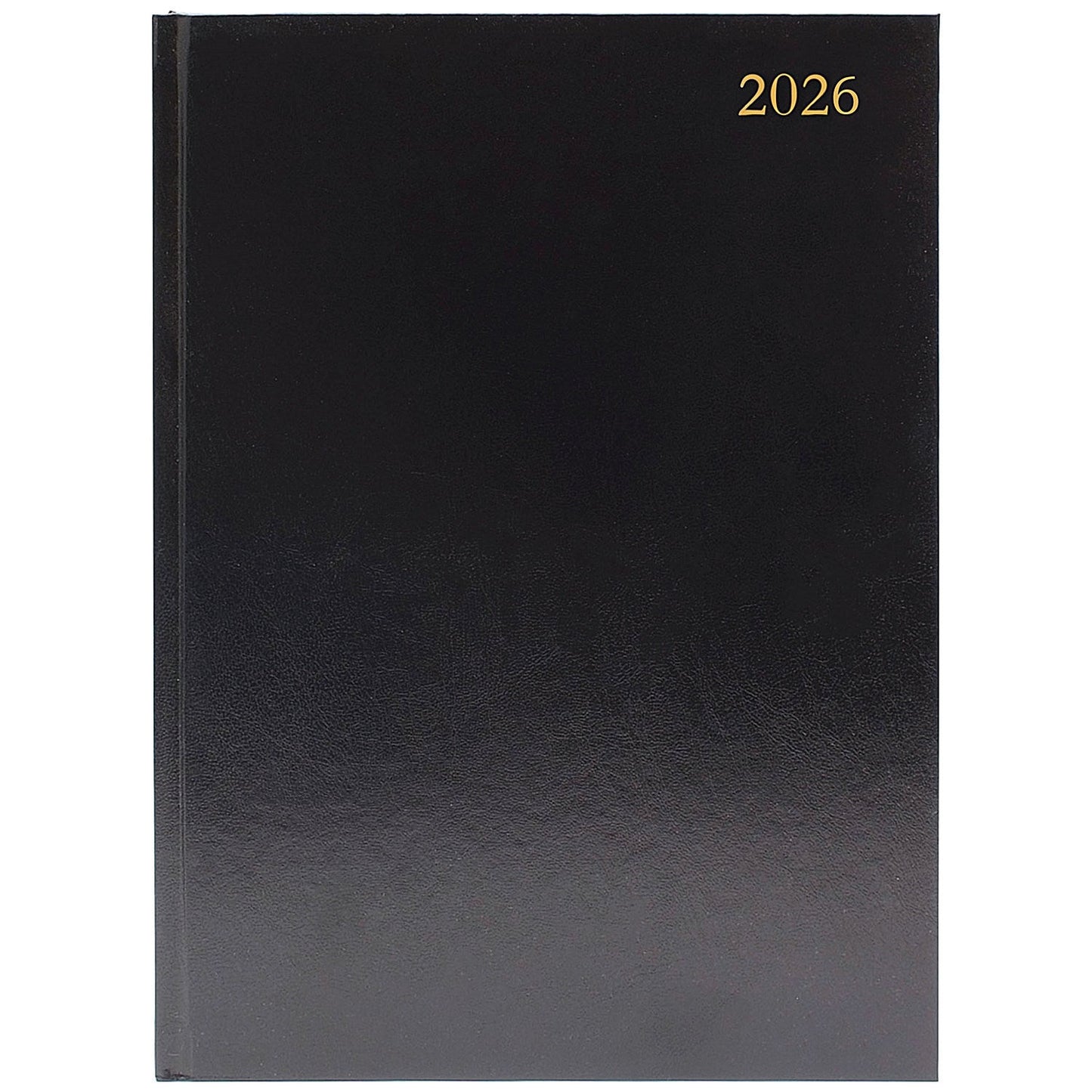 5 Star A4 Appointment Desk Diary, Day Per Page, Black, 2026