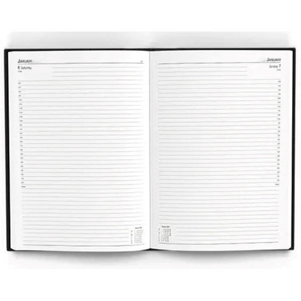5 Star A4 Appointment Desk Diary, Day Per Page, Blue, 2026 Easy2Order : KFA41ABU26