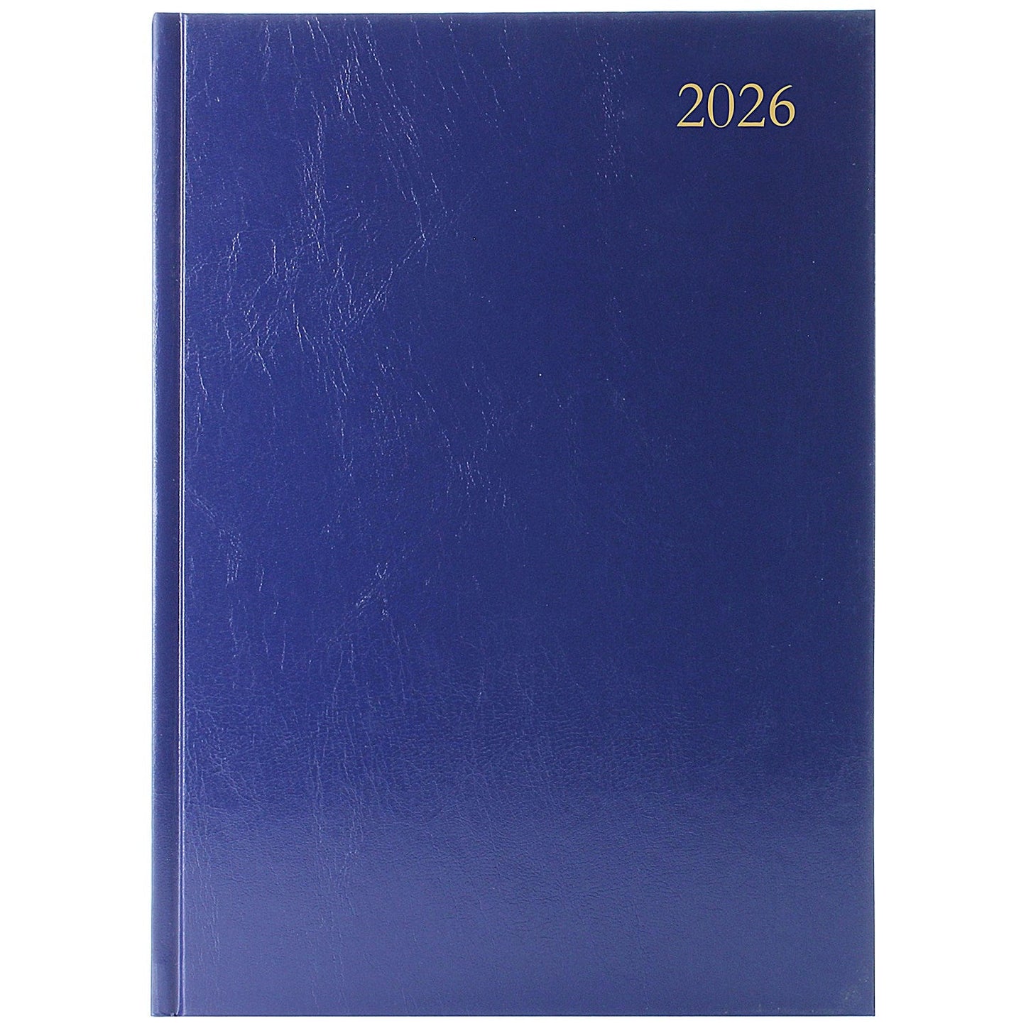 5 Star A4 Desk Diary, Week To View, Blue, 2026