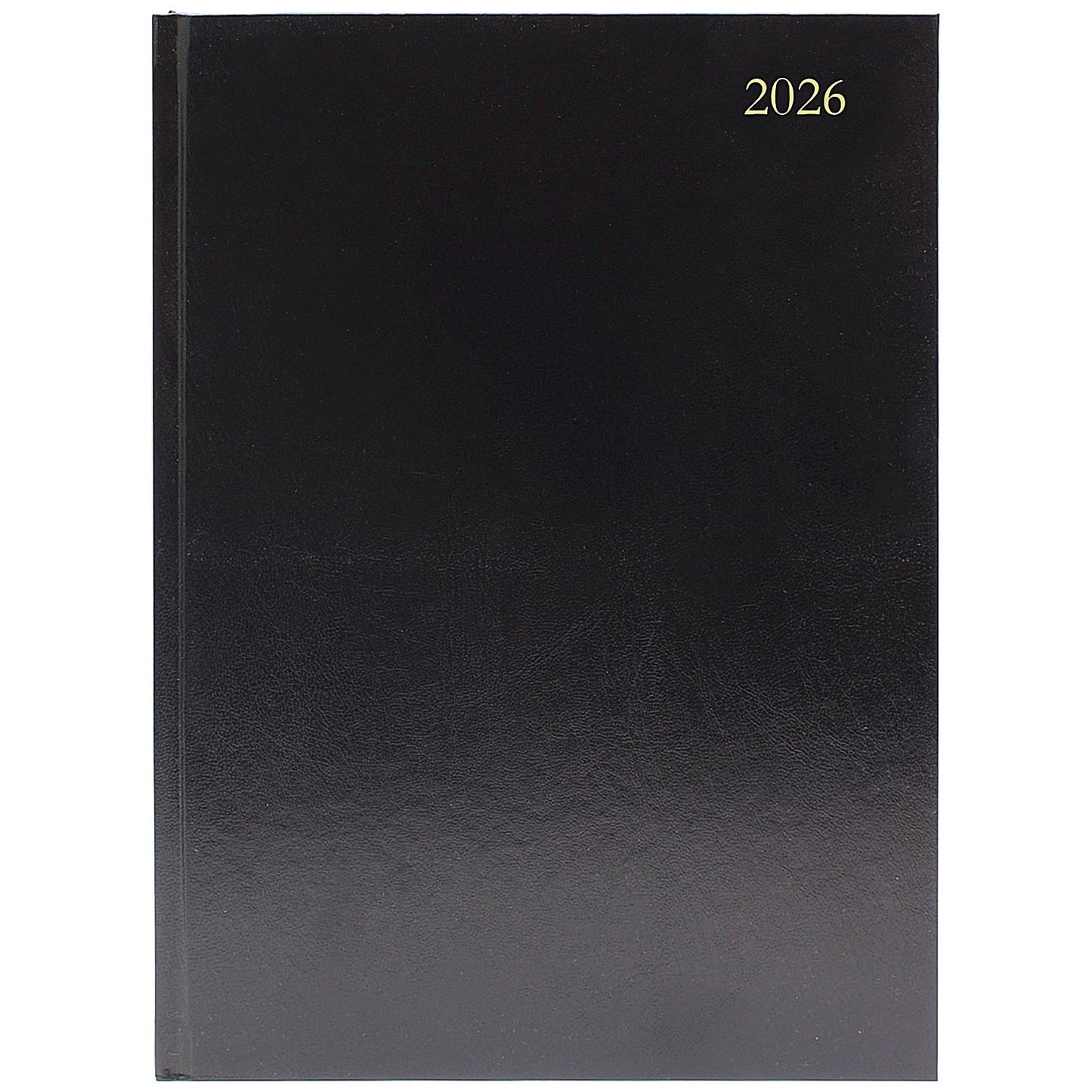5 Star A5 Appointment Desk Diary, Day Per Page, Black, 2026
