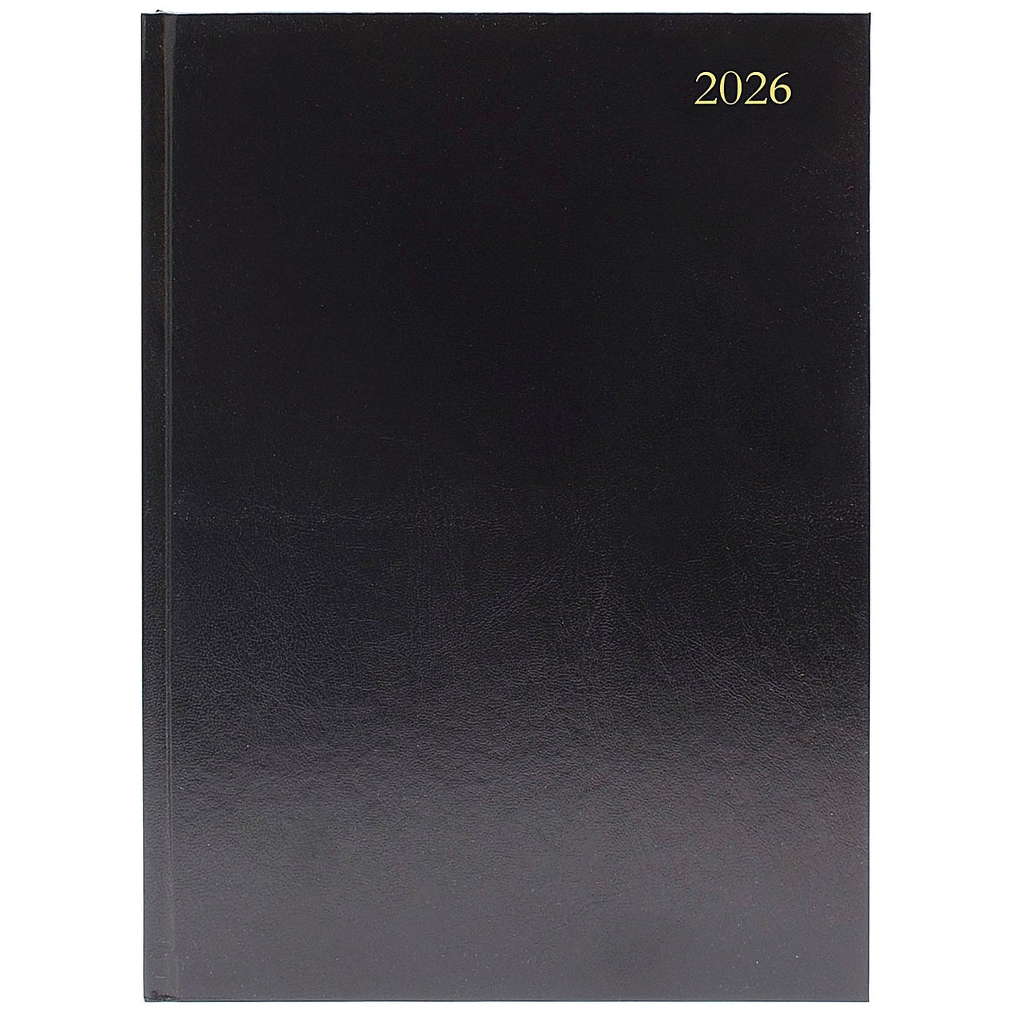5 Star A5 Desk Diary, Day Per Page, Black, 2026