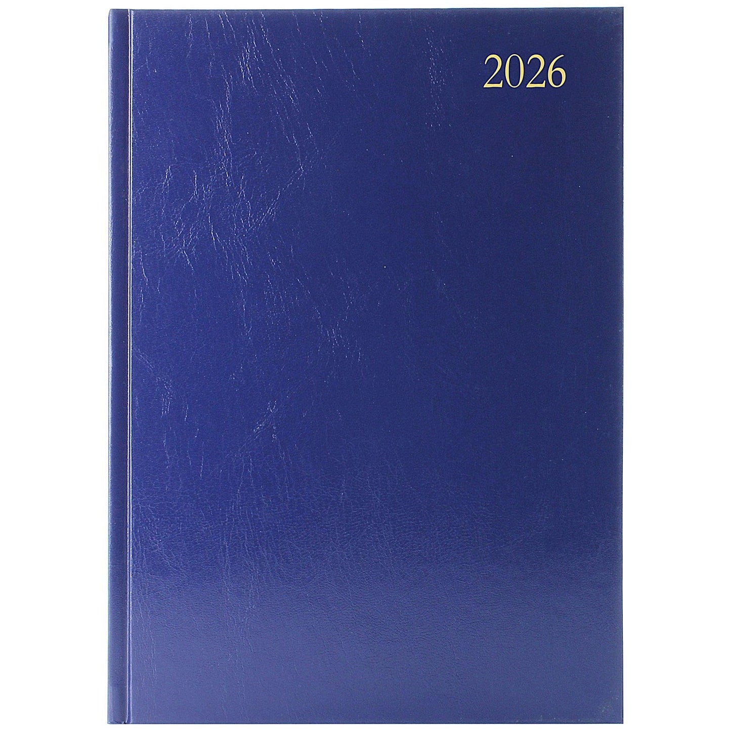5 Star A5 Desk Diary, 2 Days Per Page, Blue, 2026
