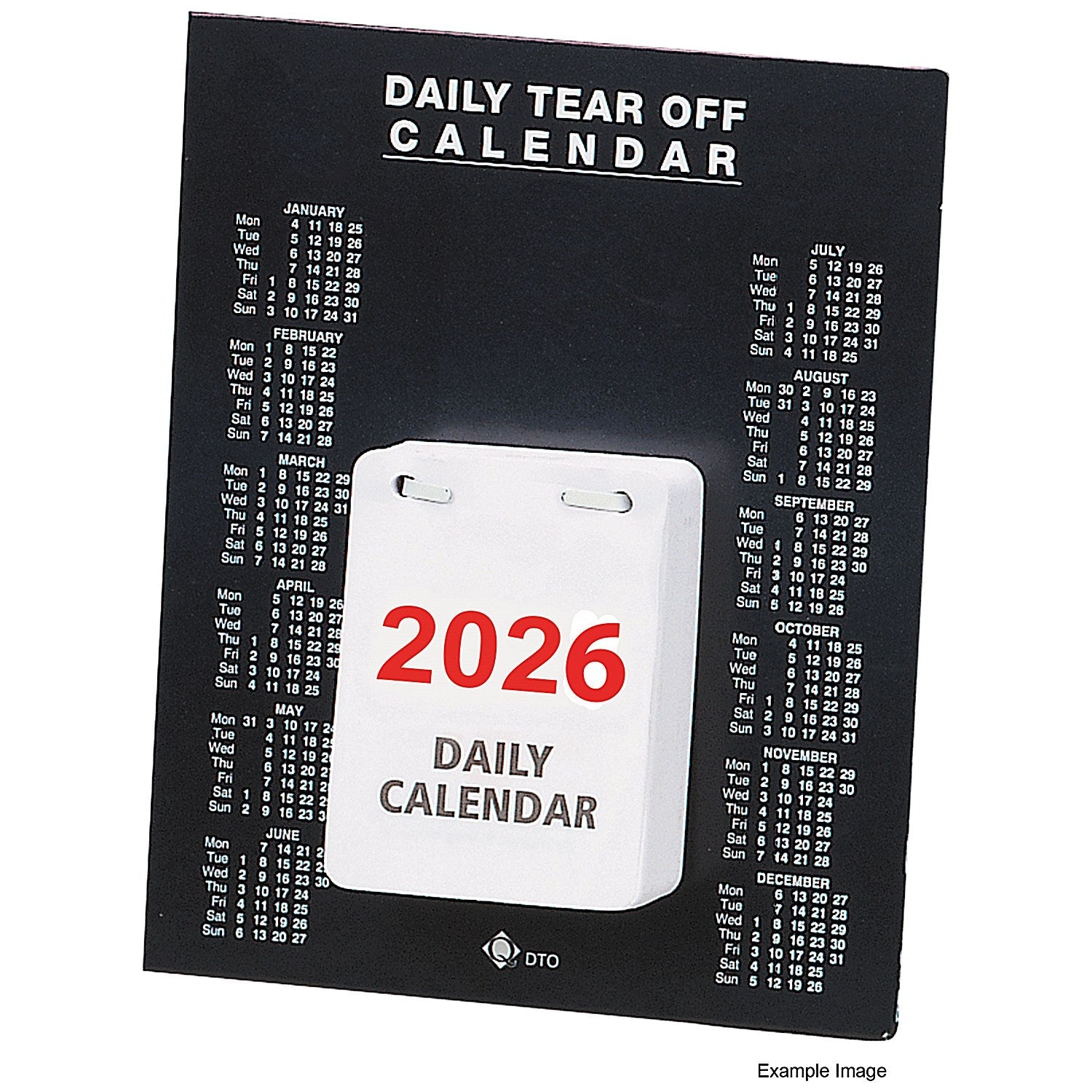 Daily Tear Off 2026 Desk Calendar, 150x185mm Easy2Order : KFDTO26