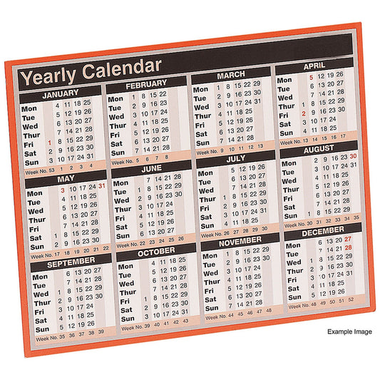 Year to View 2026 Calendar, 257x210mm Easy2Order : KFYC126