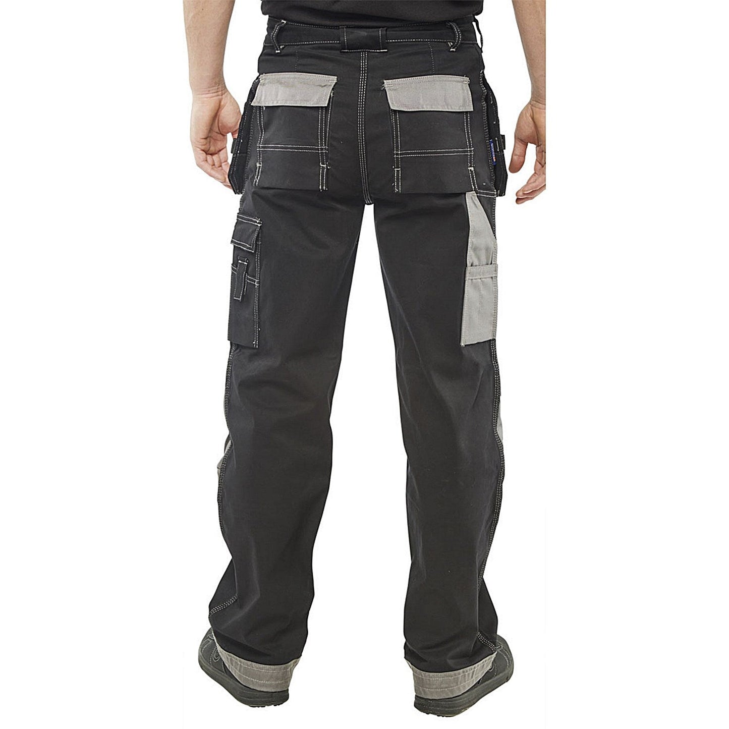 Beeswift Kington Multi Purpose Pocket Trousers, Black, 30T