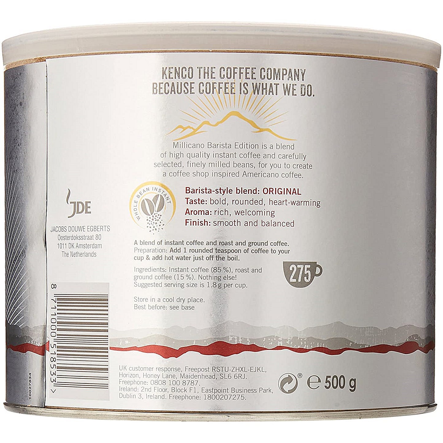 Kenco Millicano Instant Coffee, 500g