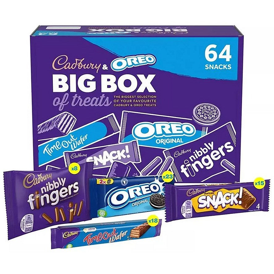 Cadbury and Oreo Big 64 Box of Treats, 1620g