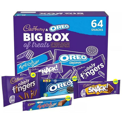 Cadbury and Oreo Big 64 Box of Treats, 1620g