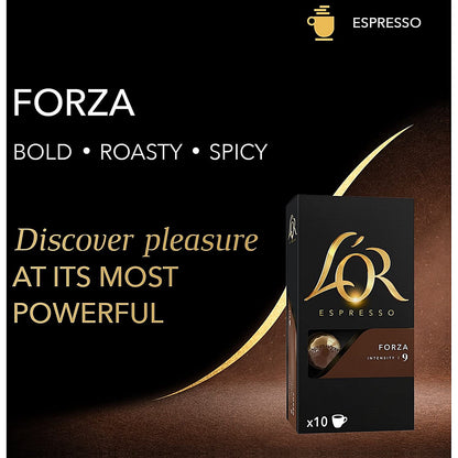 L'Or Espresso Forza Nespresso Coffee Pods, Pack of 40
