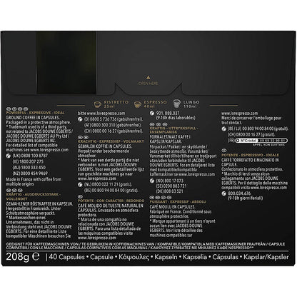 L'Or Espresso Ristretto Nespresso Coffee Pods, Pack of 40