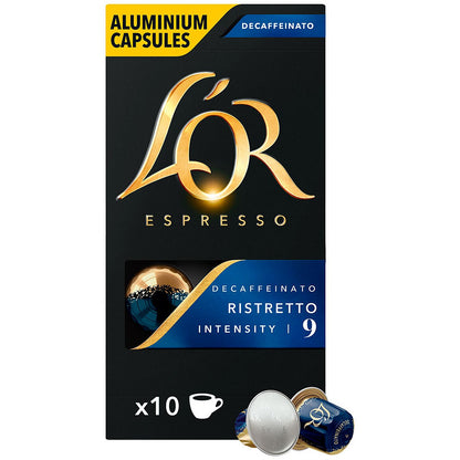 L'Or Espresso Decaff Ristretto Nespresso Coffee Pods, Pack of 10