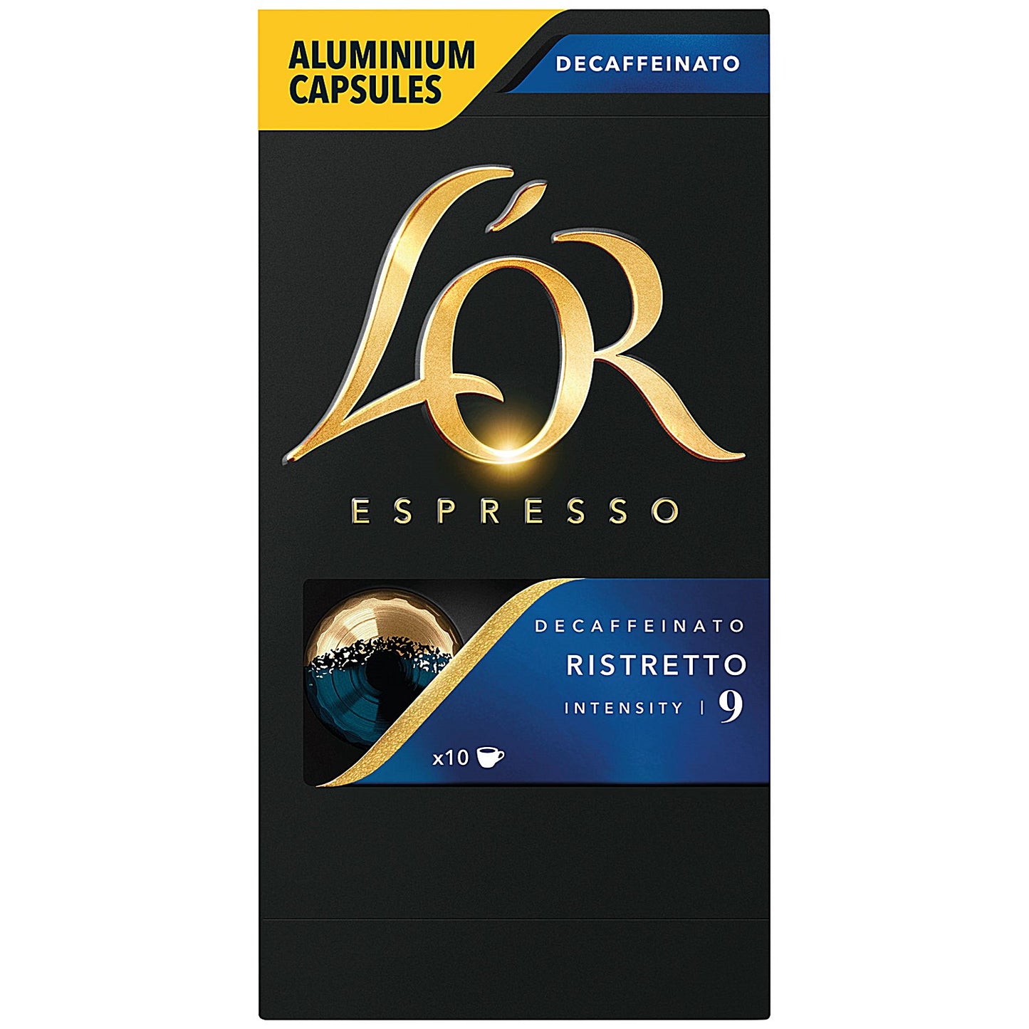 L'Or Espresso Decaff Ristretto Nespresso Coffee Pods, Pack of 10