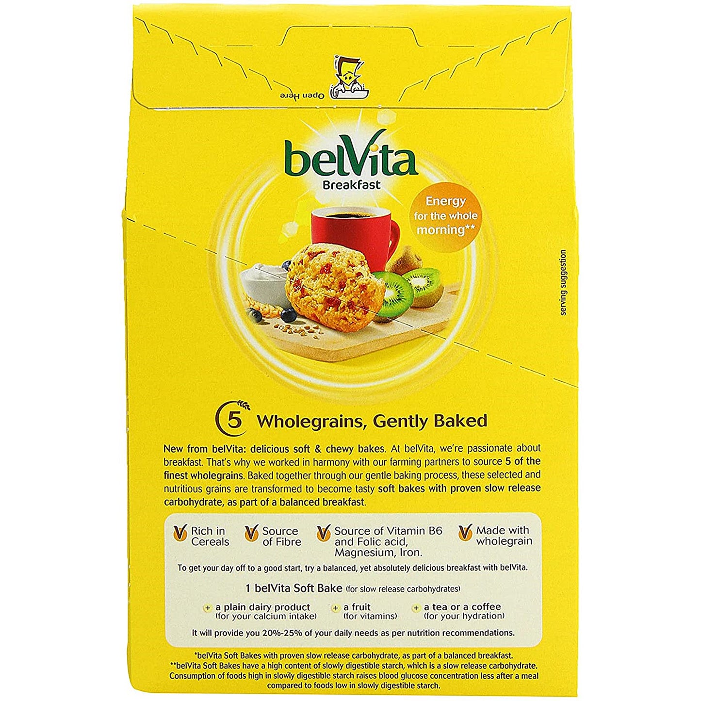 Belvita Breakfast Choc Chips Soft Bakes, 50g, Pack of 20