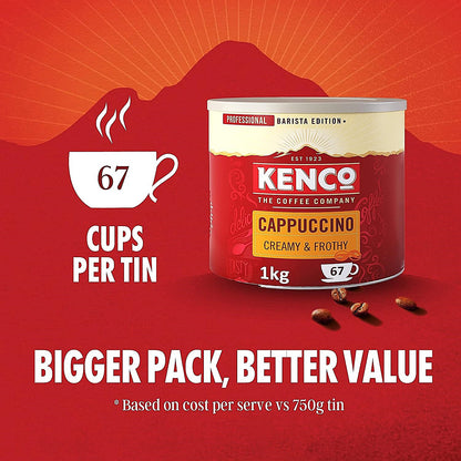Kenco Instant Cappuccino, 1kg