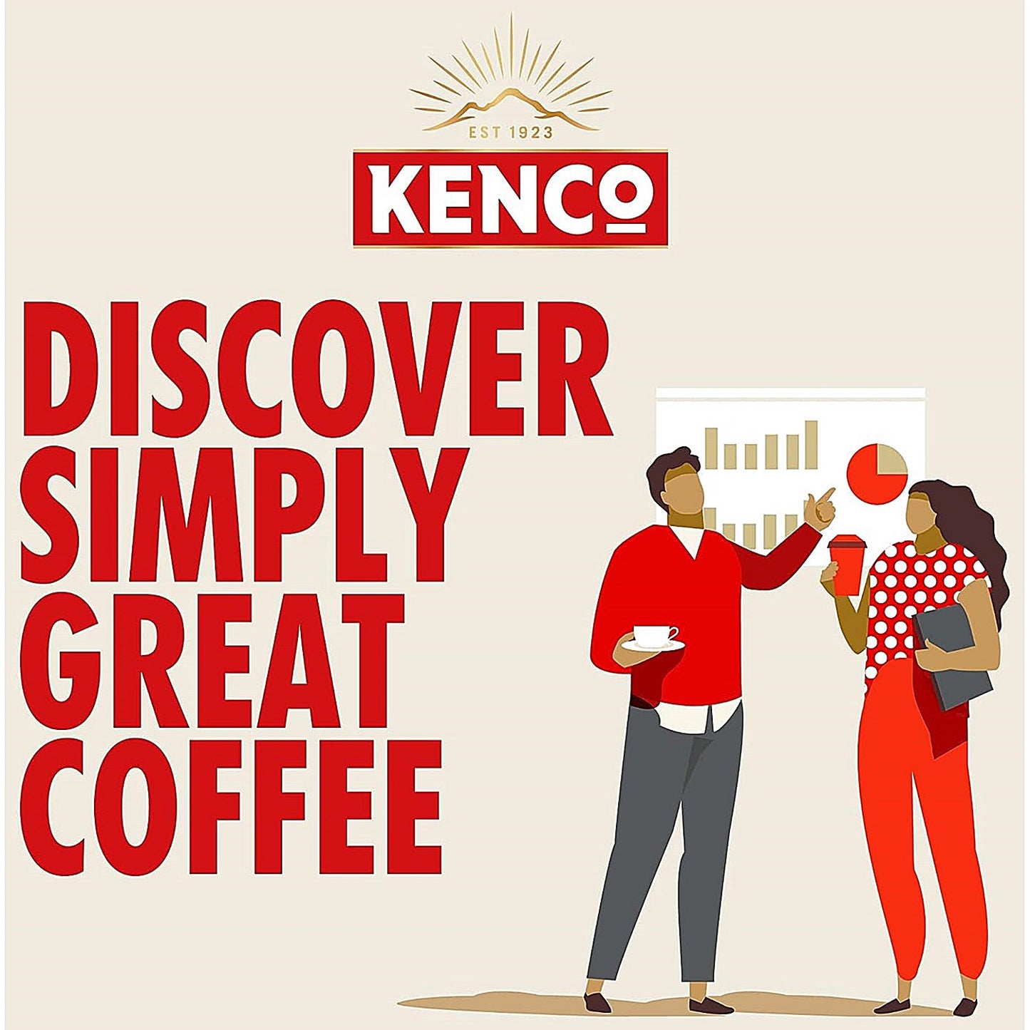 Kenco Instant Cappuccino, 1kg