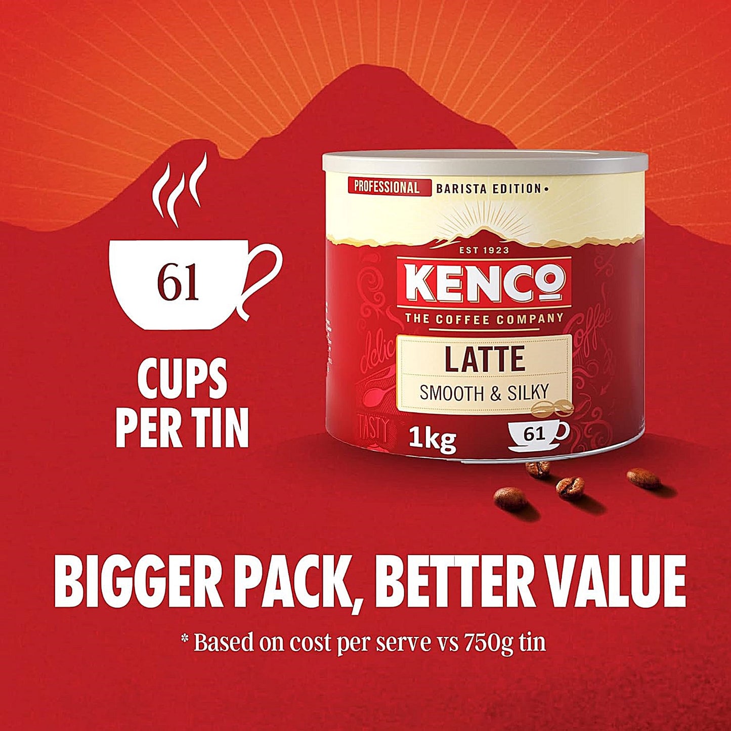 Kenco Instant Latte, 1kg