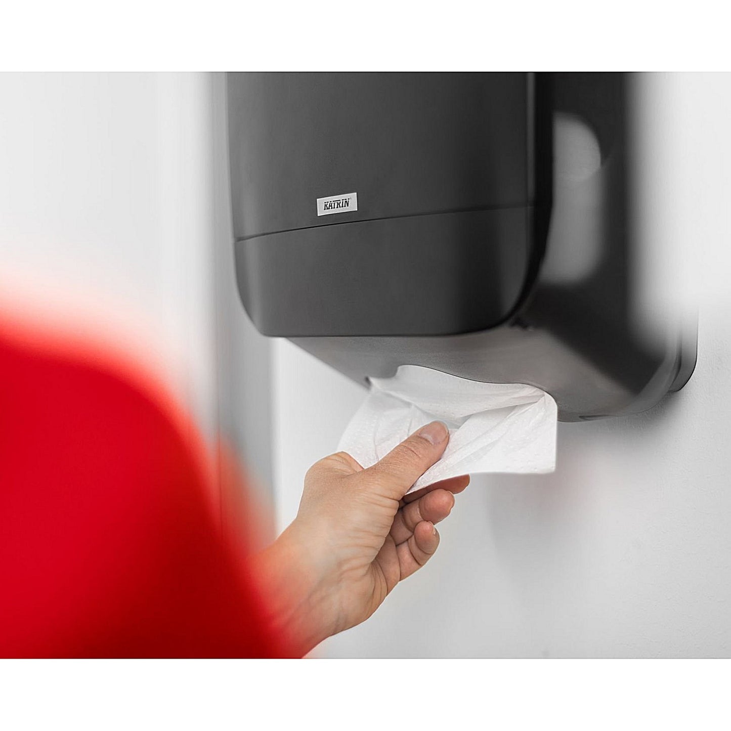 Katrin Folded Hand Towel Dispenser, Black