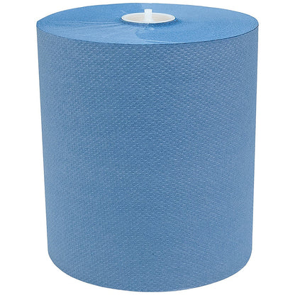 Katrin 1-Ply Basic System Towel M Roll, 180m, Blue, Pack of 6 Easy2Order : KZ46021