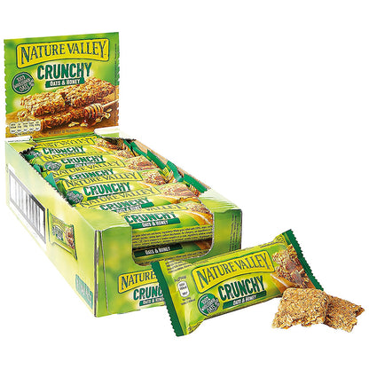 Nature Valley Crunchy Oats and Honey Snack Bars, 42g, Pack of 18