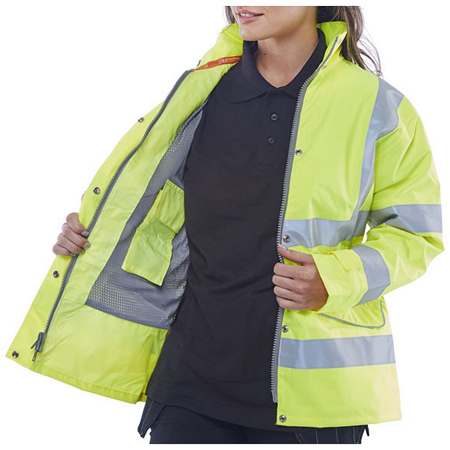 Beeswift Ladies Executive Hi-Viz Jacket, Saturn Yellow, Small Easy2Order : LBD30SYS