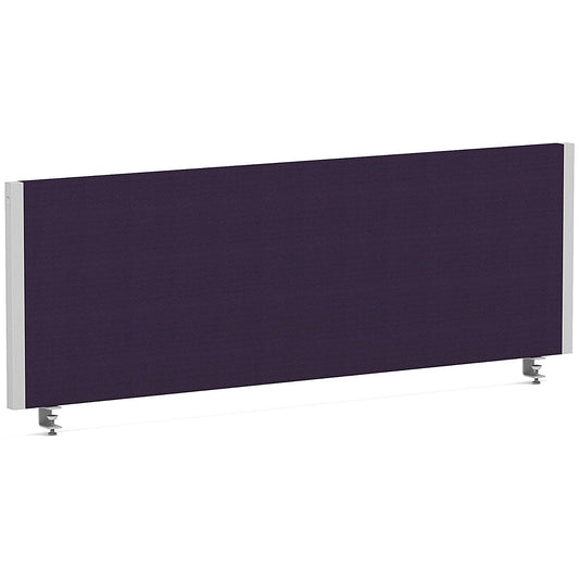 Impulse Evolve Plus Bench Screen, 1200 x 400mm, Silver Frame, Tansy Purple