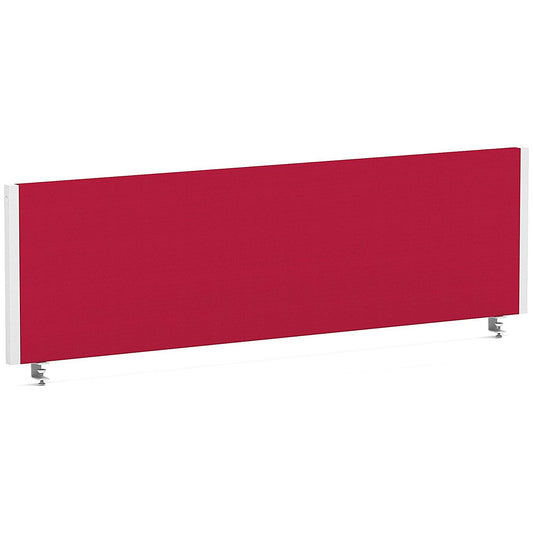 Impulse Evolve Plus Bench Screen, 1400 x 400mm, White Frame, Bergamot Cherry Easy2Order : LEB124