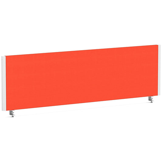 Impulse Evolve Plus Bench Screen, 1400 x 400mm, White Frame, Tabasco Orange Easy2Order : LEB125