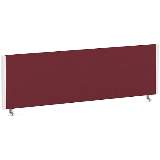 Impulse Evolve Plus Bench Screen, 1400 x 400mm, White Frame, Ginseng Chilli Easy2Order : LEB128