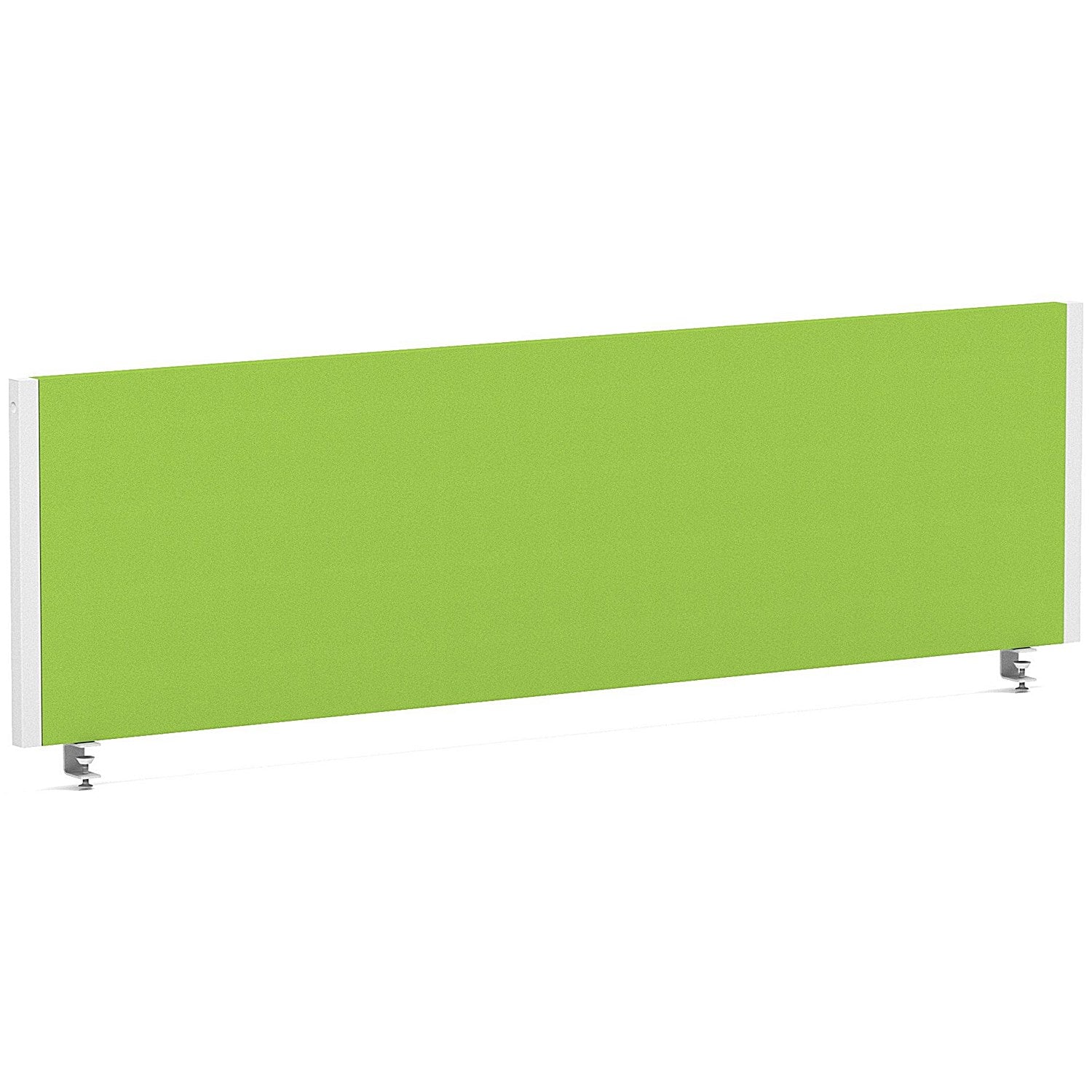 Impulse Evolve Plus Bench Screen, 1400 x 400mm, White Frame, Myrrh Green Easy2Order : LEB130