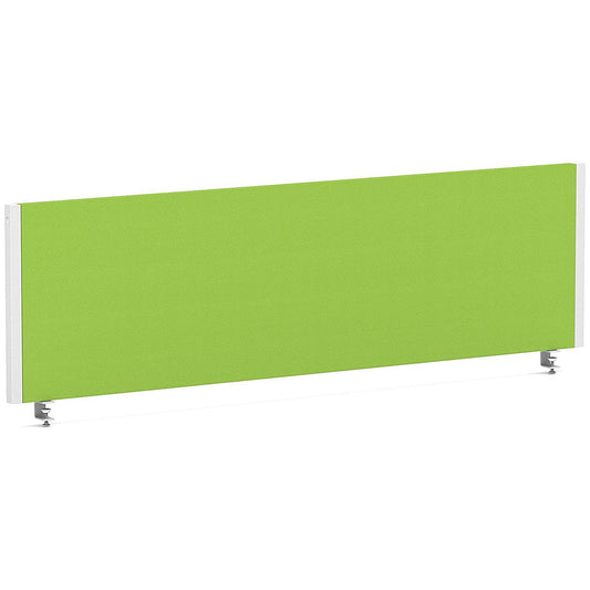 Impulse Evolve Plus Bench Screen, 1400 x 400mm, White Frame, Myrrh Green Easy2Order : LEB130