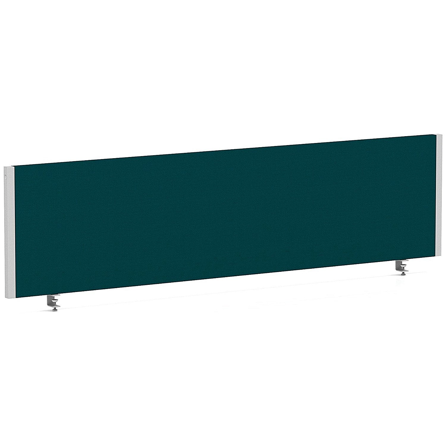 Impulse Evolve Plus Bench Screen, 1600 x 400mm, Silver Frame, Maringa Teal Easy2Order : LEB134