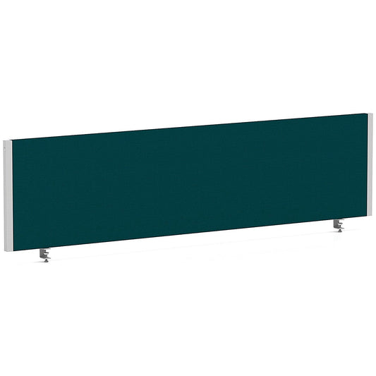 Impulse Evolve Plus Bench Screen, 1600 x 400mm, Silver Frame, Maringa Teal Easy2Order : LEB134