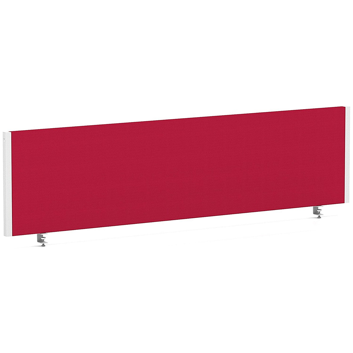 Impulse Evolve Plus Bench Screen, 1600 x 400mm, White Frame, Bergamot Cherry Easy2Order : LEB140
