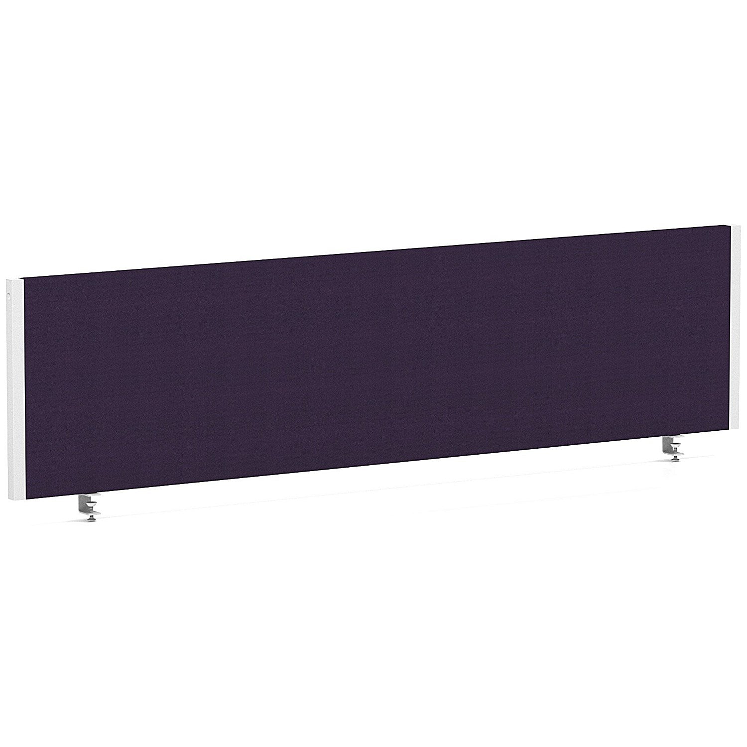 Impulse Evolve Plus Bench Screen, 1600 x 400mm, White Frame, Tansy Purple Easy2Order : LEB143