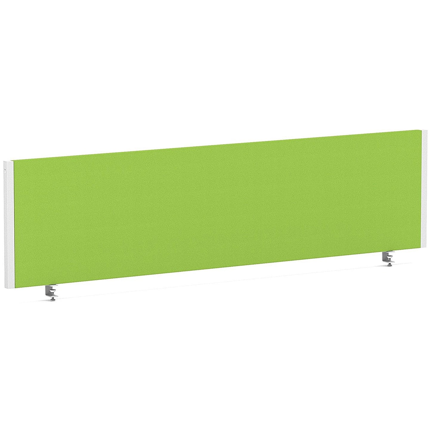Impulse Evolve Plus Bench Screen, 1600 x 400mm, White Frame, Myrrh Green Easy2Order : LEB146