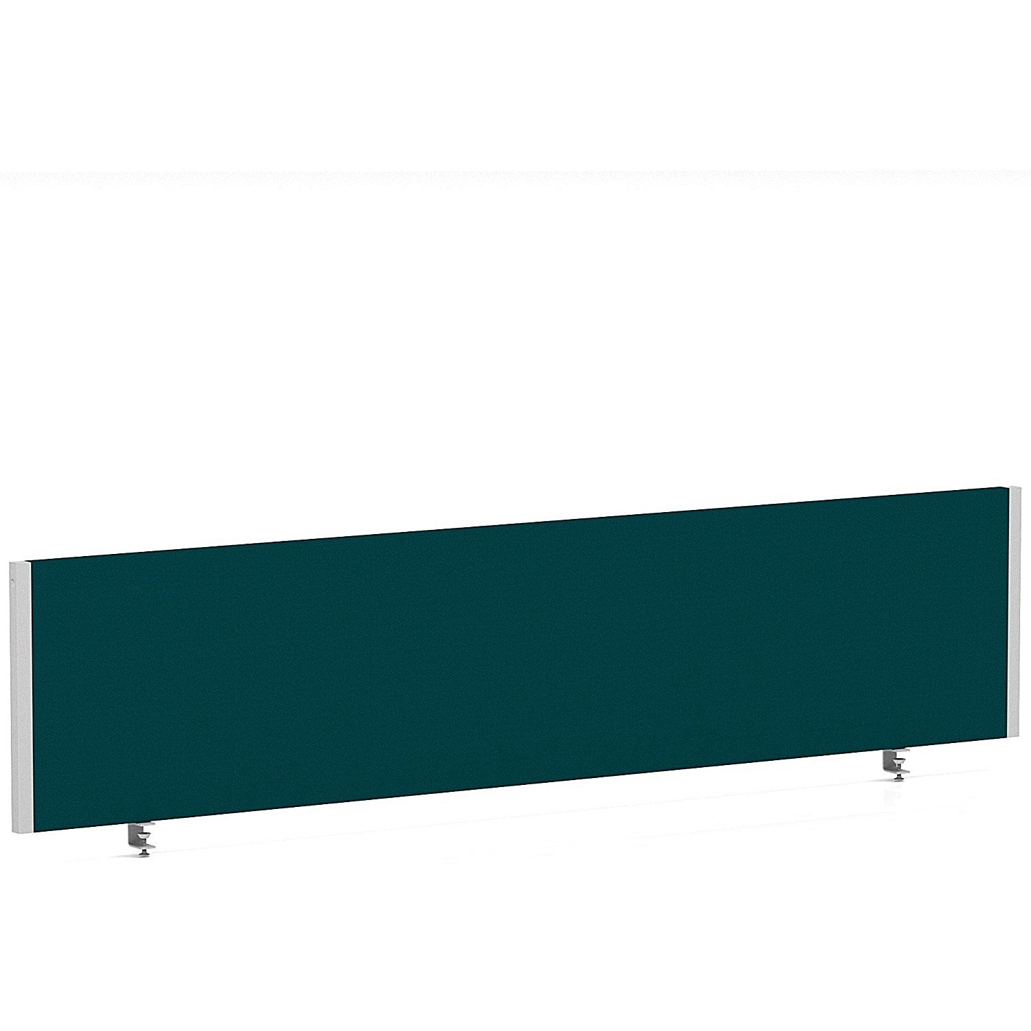 Impulse Evolve Plus Bench Screen, 1800 x 400mm, Silver Frame, Maringa Teal Easy2Order : LEB150
