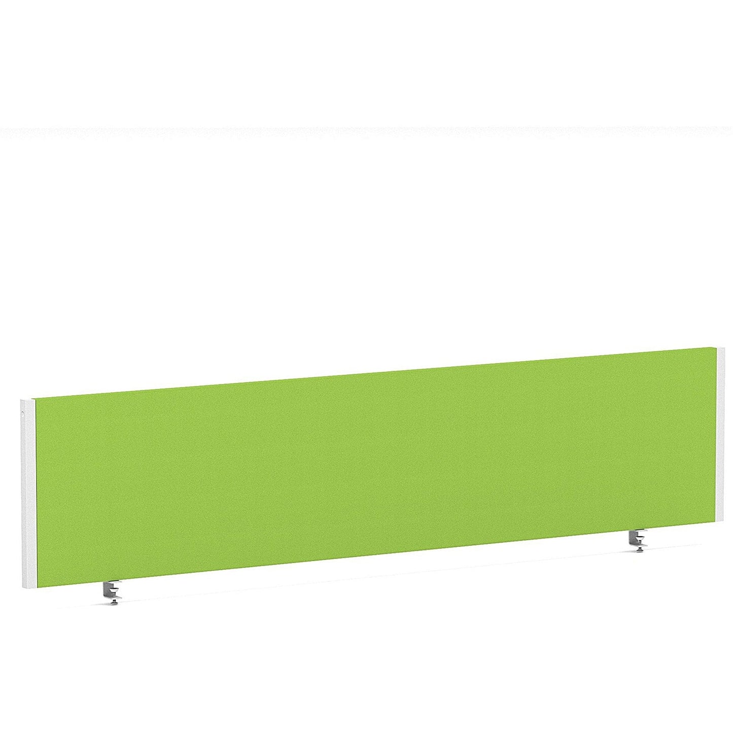 Impulse Evolve Plus Bench Screen, 1800 x 400mm, White Frame, Myrrh Green Easy2Order : LEB162