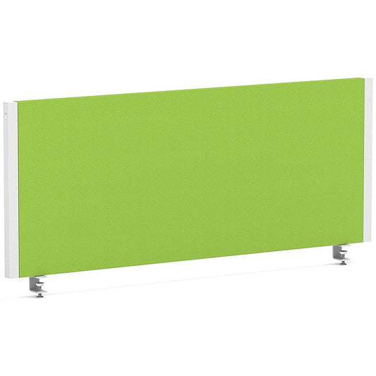 Impulse Evolve Plus Bench Screen, 1000 x 400mm, White Frame, Myrrh Green Easy2Order : LEB191