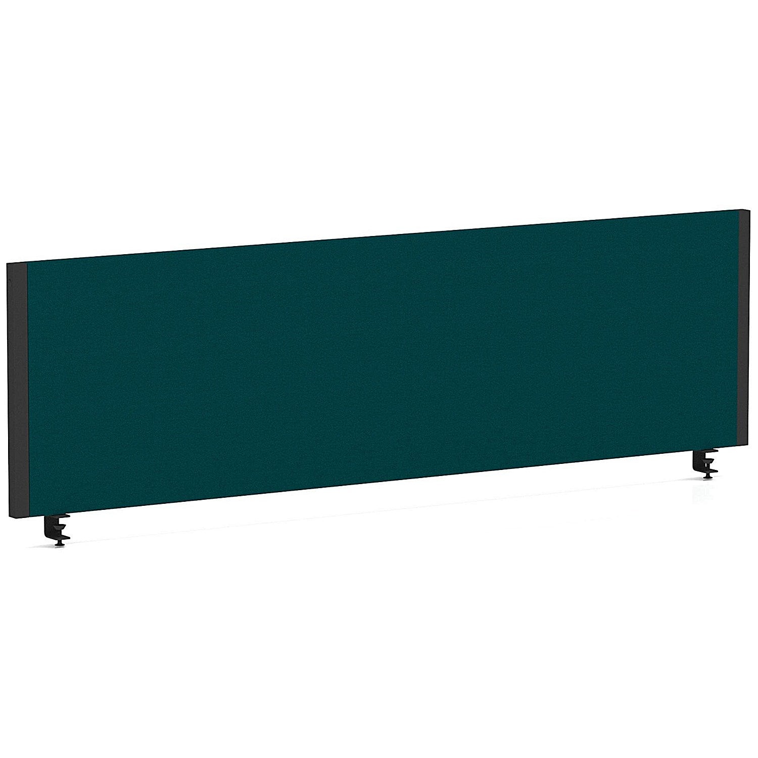 Impulse Evolve Plus Bench Screen, 1400 x 400mm, Black Frame, Maringa Teal Easy2Order : LEB222