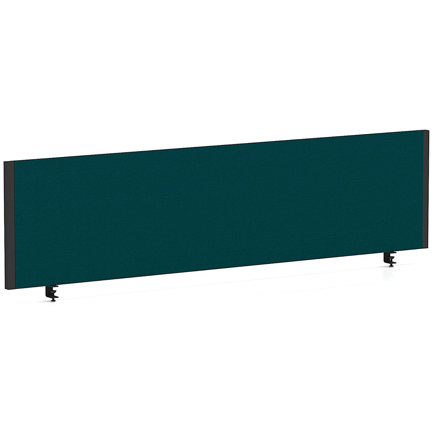 Impulse Evolve Plus Bench Screen, 1600 x 400mm, Black Frame, Maringa Teal Easy2Order : LEB230