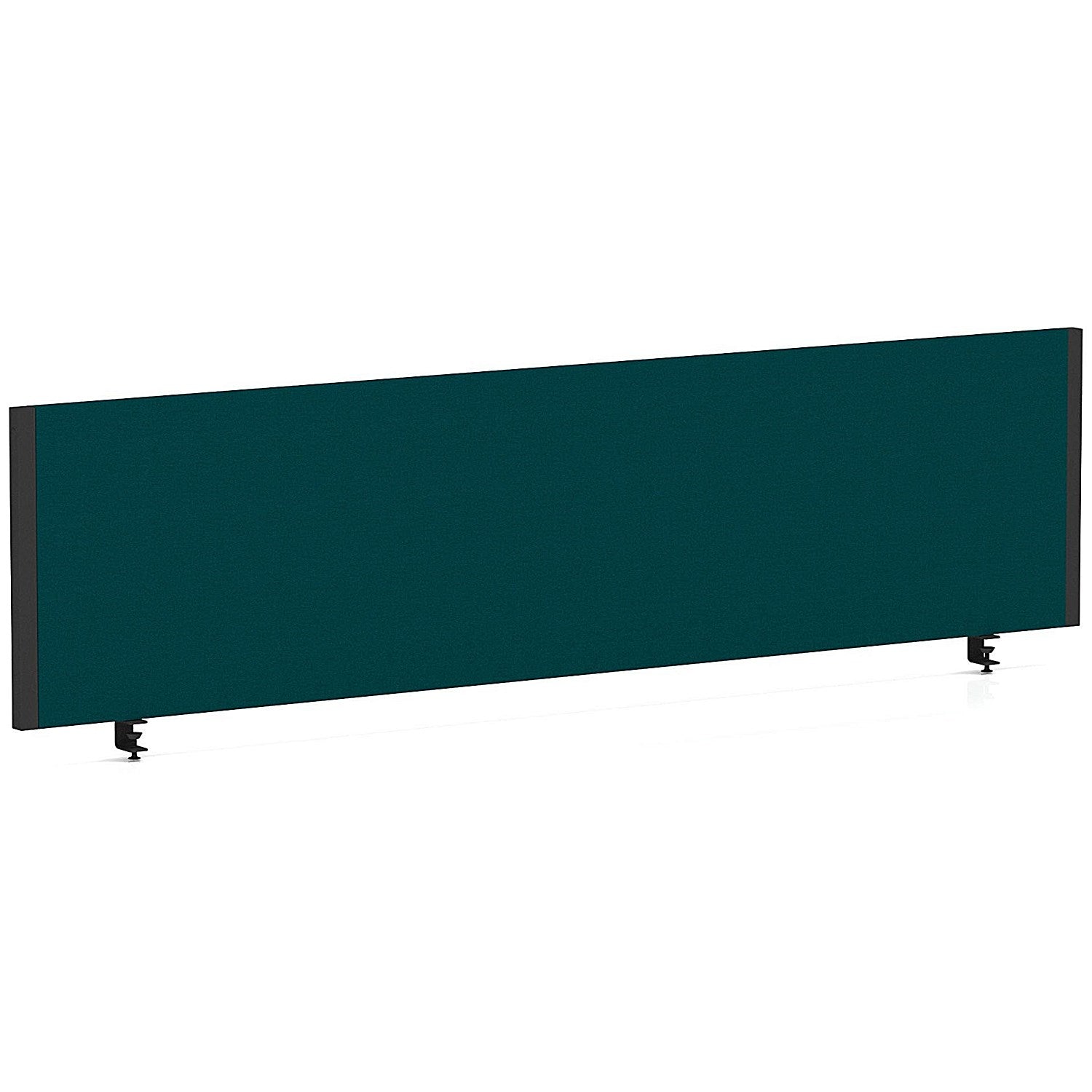 Impulse Evolve Plus Bench Screen, 1600 x 400mm, Black Frame, Maringa Teal Easy2Order : LEB230