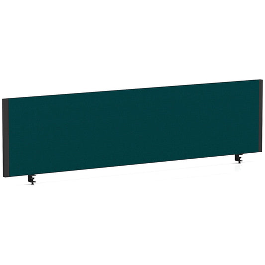 Impulse Evolve Plus Bench Screen, 1600 x 400mm, Black Frame, Maringa Teal Easy2Order : LEB230