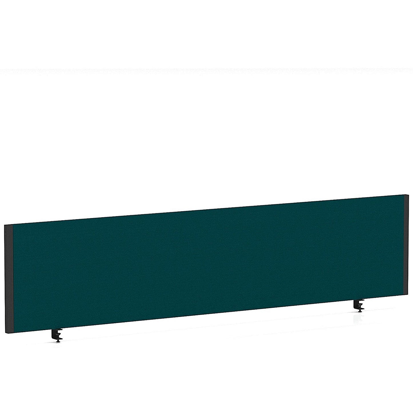 Impulse Evolve Plus Bench Screen, 1800 x 400mm, Black Frame, Maringa Teal Easy2Order : LEB238