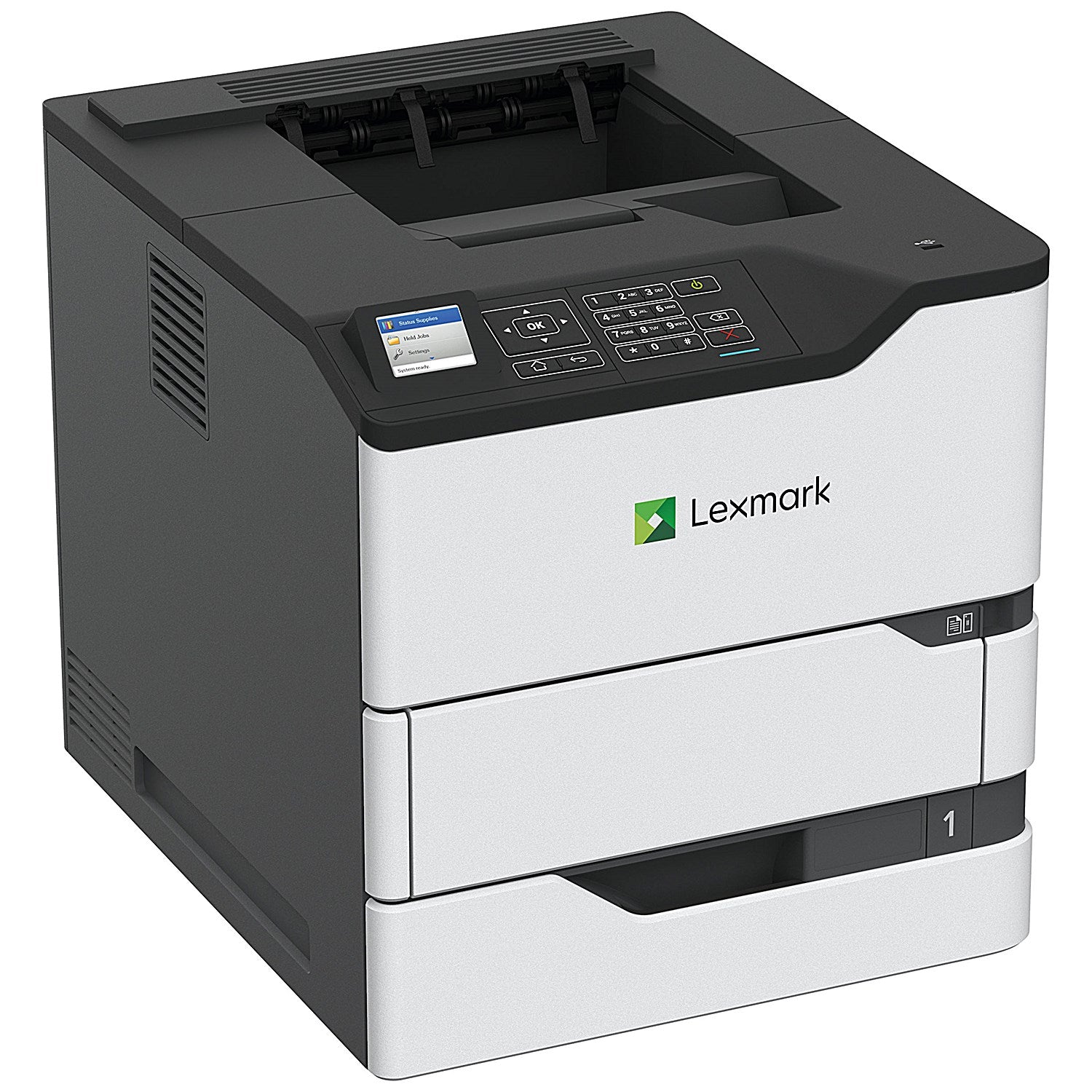 Lexmark MS821dn A4 Wired Mono Laser Printer, White Easy2Order : LEX67214